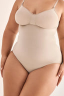 Gabriella Maxi Shape Sculpt Body modelujące sylwetkę na ramiączkach w kolorze natural, rozmiar S #extras_natural