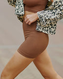 Legginsy prążkowane