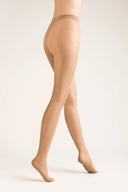 Rajstopy Gabriella Exclusive 10 den gładkie w kolorze beige, rozmiar 2 #extras_beige