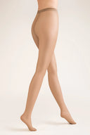 Cienkie rajstopy gładkie Gabriella Exclusive 20 den w kolorze gazela rozmiar 3 #extras_gazela