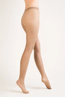 Rajstopy Classic 15 den w kolorze beige, rozmiar 1 — cienkie, gładkie rajstopy Gabriella #extras_beige