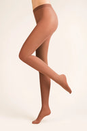Rajstopy Gabriella Microfibre 60 den z mikrofibry w kolorze cappucino, rozmiar 2 #extras_cappucino