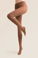 Rajstopy z mikrofibry Gabriella Microfibre 100 den w kolorze cappucino, rozmiar 2 #extras_cappucino