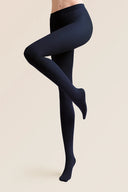 Rajstopy z mikrofibry Gabriella Microfibre 100 den w kolorze navy, rozmiar 2 #extras_navy
