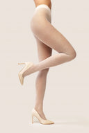 Rajstopy Gabriella Doris w drobny kwiatowy wzór, kolor cream, rozmiar 2 #extras_cream