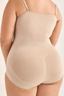 Gabriella Maxi Shape Underbust Body Briefs — mocno modelujące body pod biust w kolorze naturalnym, rozmiar S #extras_natural
