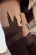 Rajstopy jak pończochy Gabriella Krakowskie w kolorze nero/smoky rozmiar 2 #extras_nero/smoky