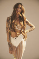 Rajstopy w paski Sablewska Perfect Matt