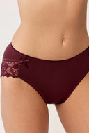 Bawełniane majtki Gabriella BM053 z kokardkami w kolorze bordo, rozmiar S/M #extras_bordo