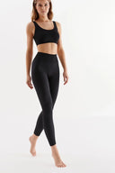 Bezszwowe prążkowane legginsy Rib Gabriella w kolorze czarnym rozmiar S/M #extras_black