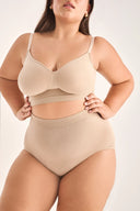 Gabriella Light Shape Briefs – figi modelujące z szeroką gumką w kolorze natural, rozmiar M/L #extras_natural