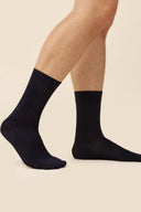 Męskie skarpetki Gabriella SK037 z wełną merino w kolorze granatowym, rozmiar 39/42 #extras_granat