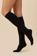 Ciepłe podkolanówki Gabriella SW072 z wełną alpaki w kolorze nero, rozmiar 35/38 #extras_nero