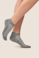 Ażurowe skarpetki damskie Gabriella SW096 w kolorze melange, rozmiar 35/38 #extras_melange