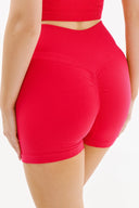 Bezszwowe szorty modelujące Gabriella Seamless Short Shape Rib w kolorze raspberry, rozmiar S/M #extras_raspberry
