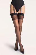 Pończochy do paska Gabriella Calze Adora 15 den w kolorze nero, rozmiar 1/2 #extras_nero
