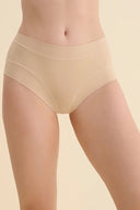 Figi damskie Gabriella BM038 z siateczkowym detalem w kolorze beige rozmiar S/M #extras_beige