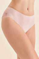 Eleganckie majtki damskie Gabriella BM028 z siateczkowym tyłem w jasnym różu, rozmiar S #extras_rose light