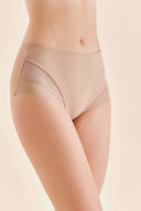Gabriella BM016 majtki damskie modelujące z wysokim stanem w kolorze beżowym rozmiar S #extras_beige