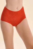 Majtki damskie Gabriella BM036 z podwyższonym stanem w kolorze czerwonym, rozmiar M/L #extras_red