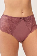 Bawełniane majtki Gabriella BM048 z koronkowymi detalami w kolorze rose, rozmiar S/M #extras_rose