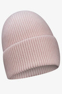 Czapka damska Carita w kolorze light rose — dziana czapka beanie, rozmiar uniwersalny #extras_light rose
