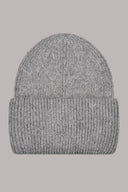 Czapka damska Carita w kolorze melange – dziana czapka beanie w rozmiarze uniwersalnym #extras_melange