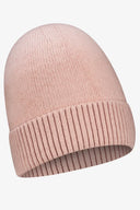 Czapka damska Gabriella Alana Basic beanie z prążkowanym wywinięciem w kolorze light rose #extras_light rose