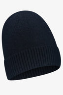 Czapka damska Gabriella Alana Basic beanie z prążkowanym wywinięciem w kolorze czarnym #extras_black