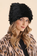 Czapka damska angora Lulu Gabriella w kolorze czarnym – puszysta czapka z angorą, rozmiar UNI #extras_black