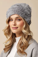Czapka damska angora Lulu Gabriella w kolorze grey – puszysta czapka z angorą, rozmiar UNI #extras_grey