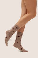 Skarpetki z kaszmirem Gabriella GB004 w kolorze mocha, rozmiar 35/38 #extras_mocha