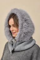 Komin futrzany Skadi Gabriella w kolorze grey, rozmiar UNI #extras_grey