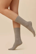 Skarpetki z wełną kaszmir Gabriella GB012 w kolorze beige melange, rozmiar 35/38 #extras_beige melange