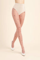 Rajstopy Very Cherry w wiśnie Gabriella w kolorze różowym rozmiar 2 #extras_pink