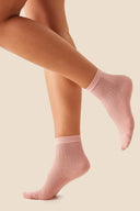 Ażurowe skarpetki bawełniane Gabriella SW063 w kolorze rose, rozmiar 35/38 #extras_rose