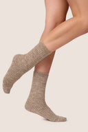 Skarpetki z wełną Gabriella GB014 w kolorze beige melange rozmiar 35/38 #extras_beige melange
