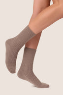 Skarpetki z wełną Gabriella GB015 w kolorze taupe, rozmiar 35/38 #extras_taupe