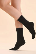 Gładkie skarpetki damskie Gabriella SW043 w kolorze nero, rozmiar 39/42 #extras_nero