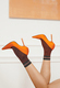 Socks - Gabriella - Shiny socks with decorative welt SW006  2