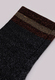 Socks - Gabriella - Shiny socks with decorative welt SW006  6