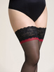 Plus Size / Plus Size Stockings - Gabriella - Hold ups Victoria 20 den