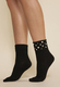 Socks - Gabriella - Socks with pearls SW002  1