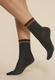 Socks - Gabriella - Shiny socks with decorative welt SW006  5