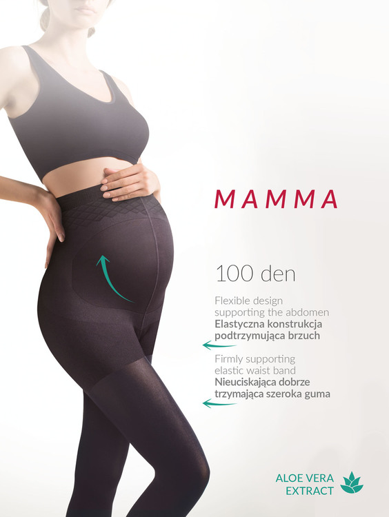 плюс размер / Колготки плюс размер - Gabriella - КОЛГОТКИ Mamma 100 den