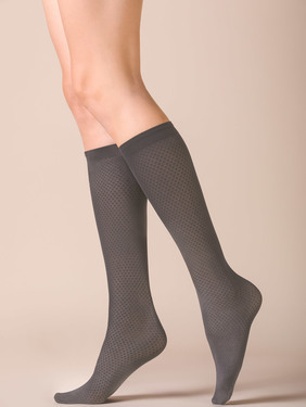 Knee Highs  / Patterned - Gabriella - Knee Socks Vini 60 den