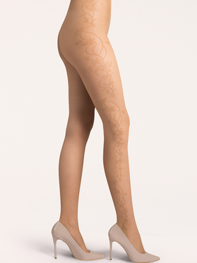 Tights / Fashion / Bridal tights - Gabriella - Tights Flora 20 den
