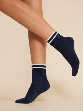 Socks - Gabriella - Sports socks with stripes SW003 