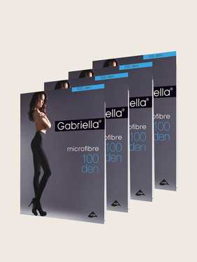 Bestsellery - Gabriella - Zestaw 4 sztuk rajstop Microfibre 100 den 