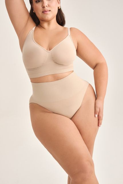 hi-leg shapewear briefs